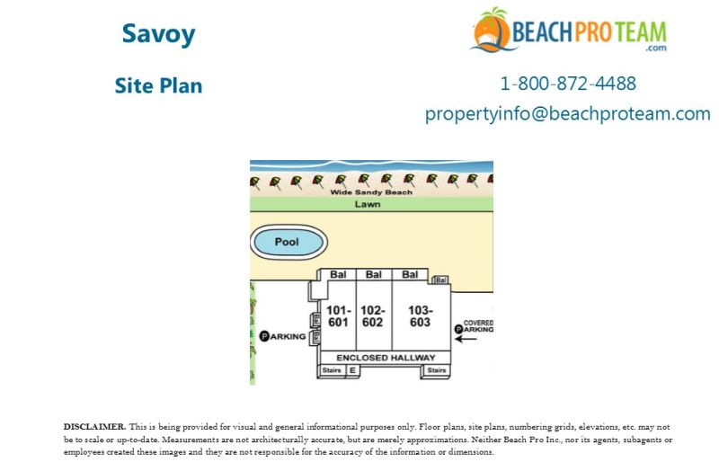 Savoy Site Plan
